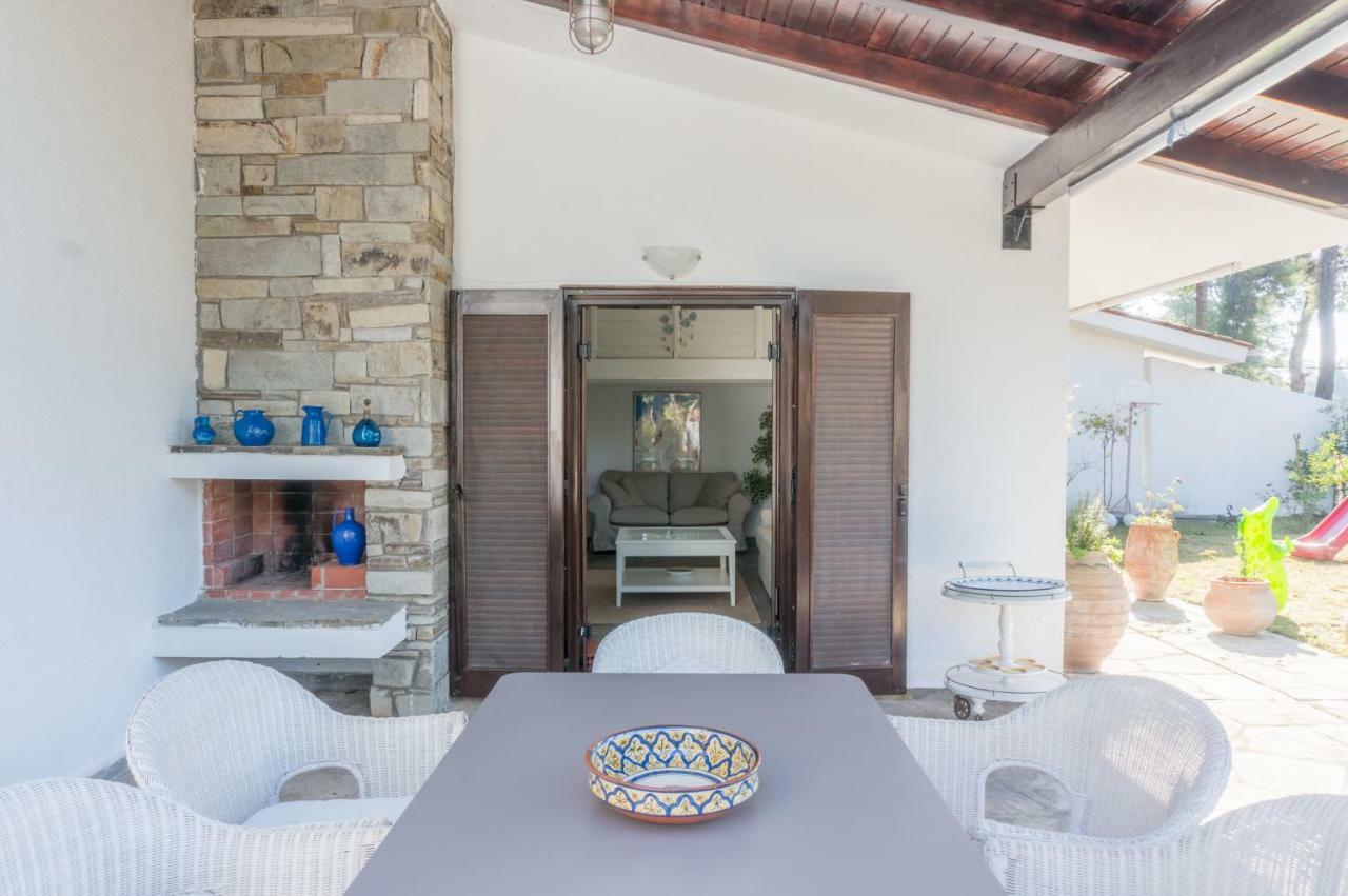 Villa Aurora In Sani With Garden And Pool Exterior photo